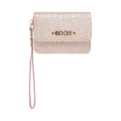 Light pink glitter miniature purse